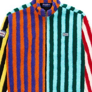 Mixed Stripe Sherpa Fleece